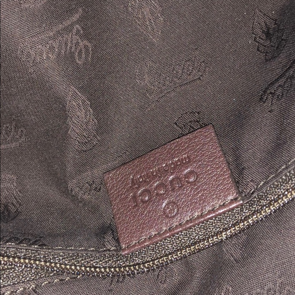 Brown Leather Gucci Bag-. - Picture 4 of 8